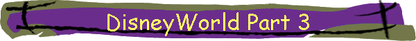 DisneyWorld Part 3