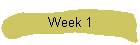 Week 1